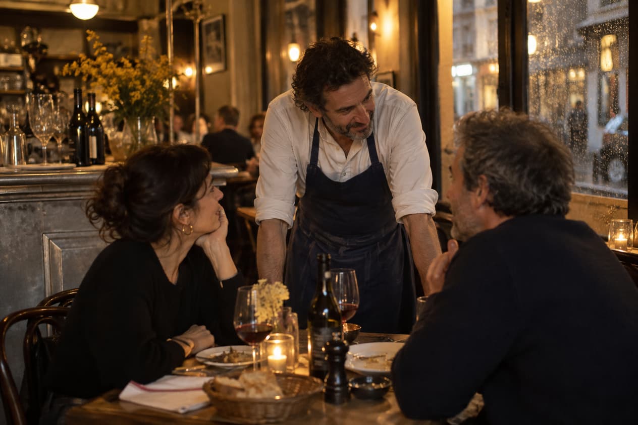 Une salle de restaurant qui se remplit